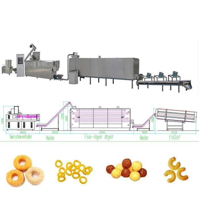 Cheeses Puffed Machiney