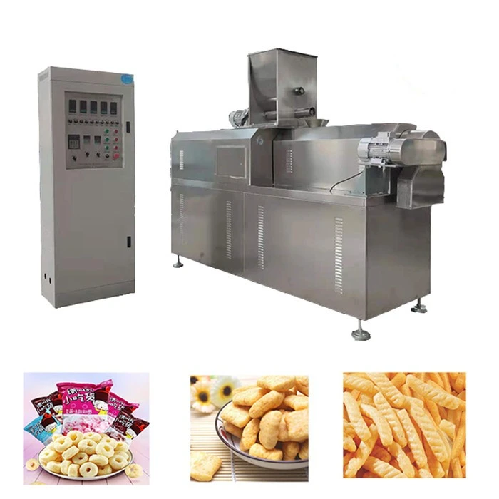 corn snacks food extruder machines
